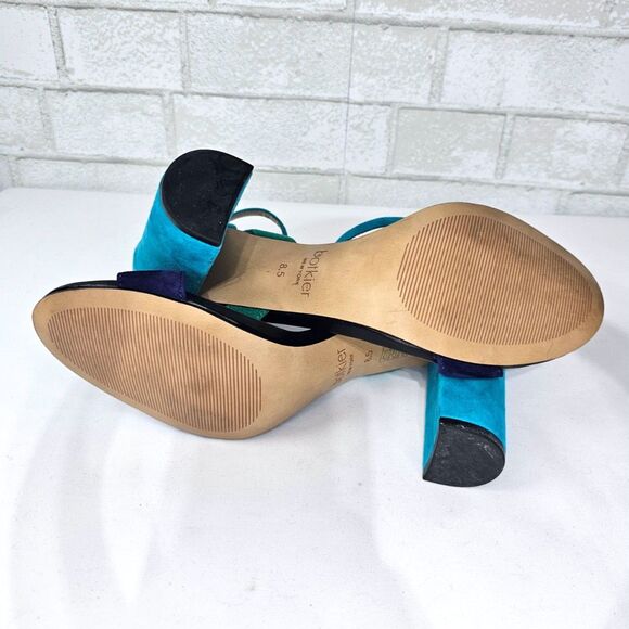 Botkier Gianna Colorblock Sandal Ultramarine Combo Size 8.5 - Picture 5 of 10